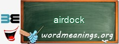 WordMeaning blackboard for airdock